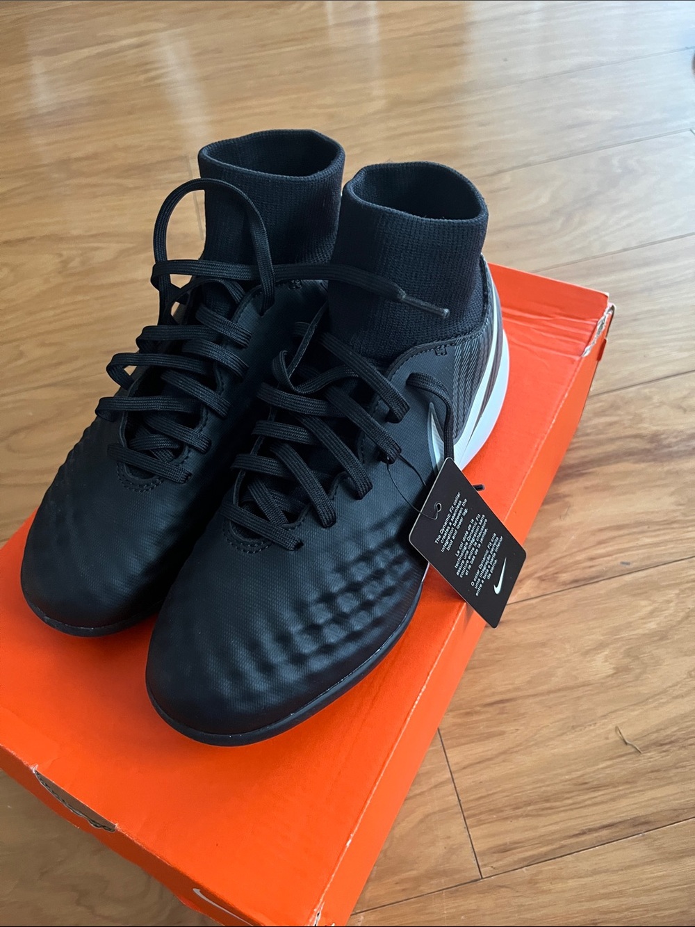 Nike Men’s Black High-Top Soccer Shoes